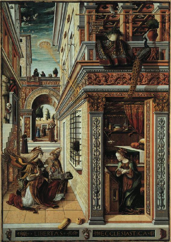 Carlo Crivelli Annunciation with Saint Emidius